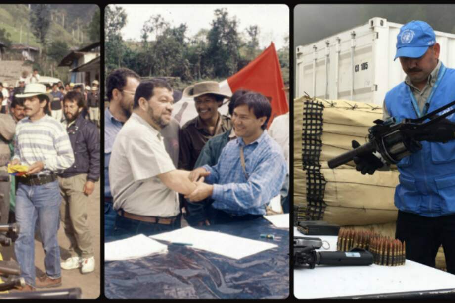 Así fueron los procesos de dejación de armas de tres guerrillas: El M19, Quintín Lame y las Farc. / /Archivo.