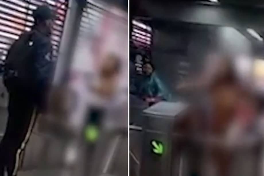 Al parecer, mujer intentaba sustraer elementos de la estación, razón por la cual, el guardia la increpó.