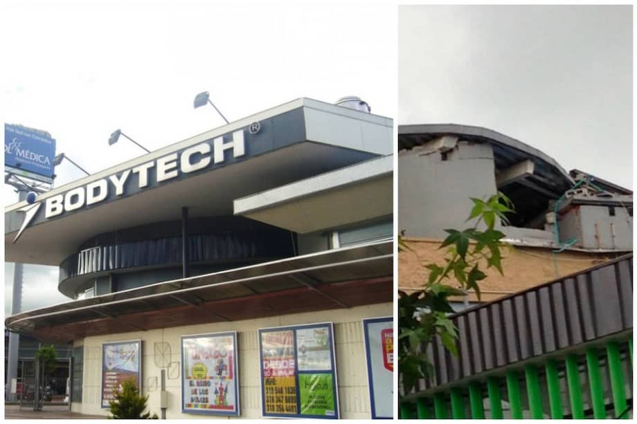 Se desplomó techo de centro comercial en Chía