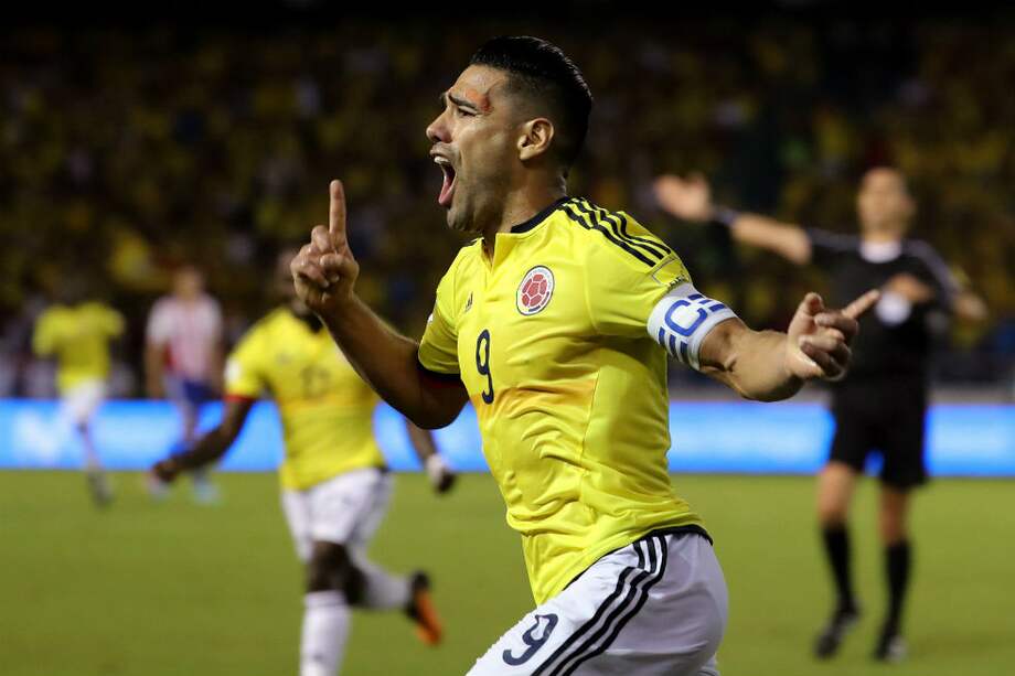 Falcao, delantero del seleccionado nacional. / AFP
