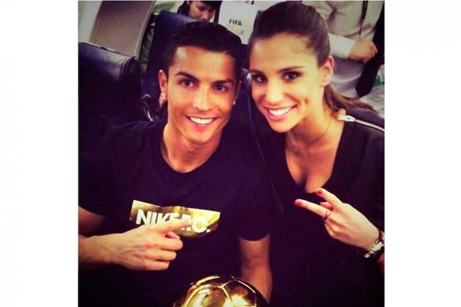 Cristiano Ronaldo y Lucía Villalón (Instagram).