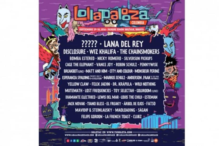 Lollapalooza Colombia: estos son los artistas confirmados