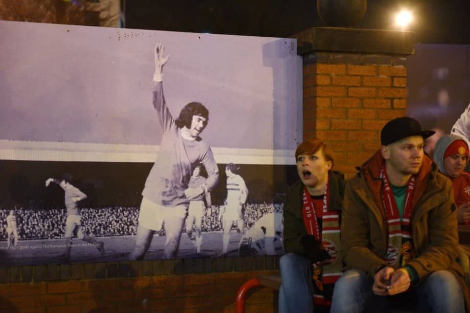 Décimo aniversario del fallecimiento de George Best. Foto: AFP