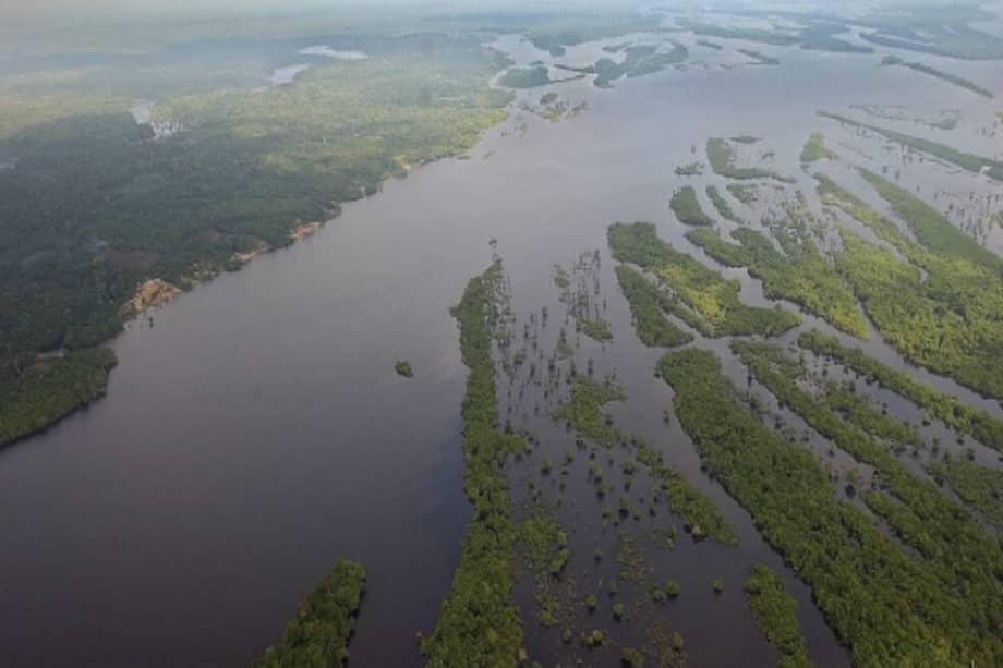 Fotografía aérea de la Amazonía. Imagen de archivo. EFE/Marcelo Sayao