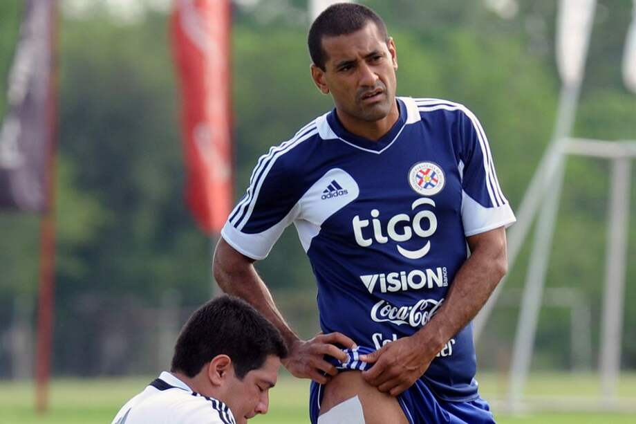 Paulo Da Silva, futbolista paraguayo. / AFP