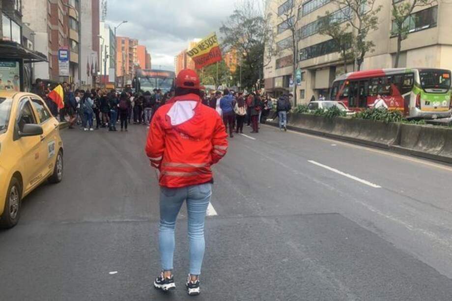 Tomada de Twitter @TransitoBogota