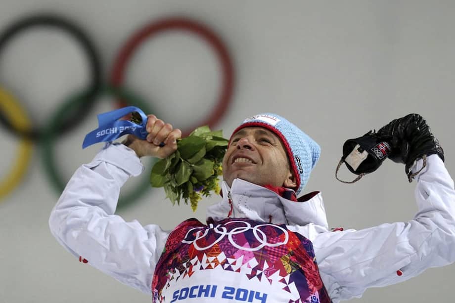 Bjoerndalen, el noruego que igualó el récord de medallas en los Olímpicos de Invierno