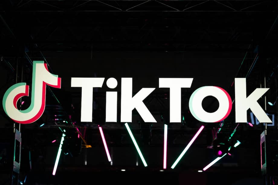Logo de TikTok en el estand de la compañía durante el Tokyo Game Show, en Chiba, Japón, el 15 de septiembre de 2022.