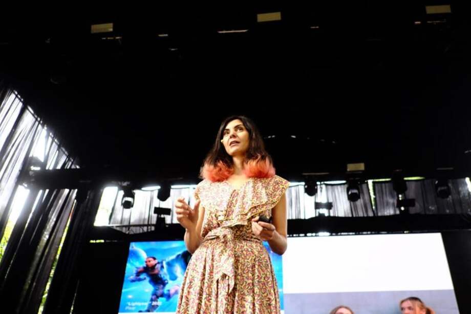 Yolanda Domínguez estuvo en Colombia con motivo de la cuarta edición del Gran Foro de Arte, Creatividad, Cultura y Tecnología.