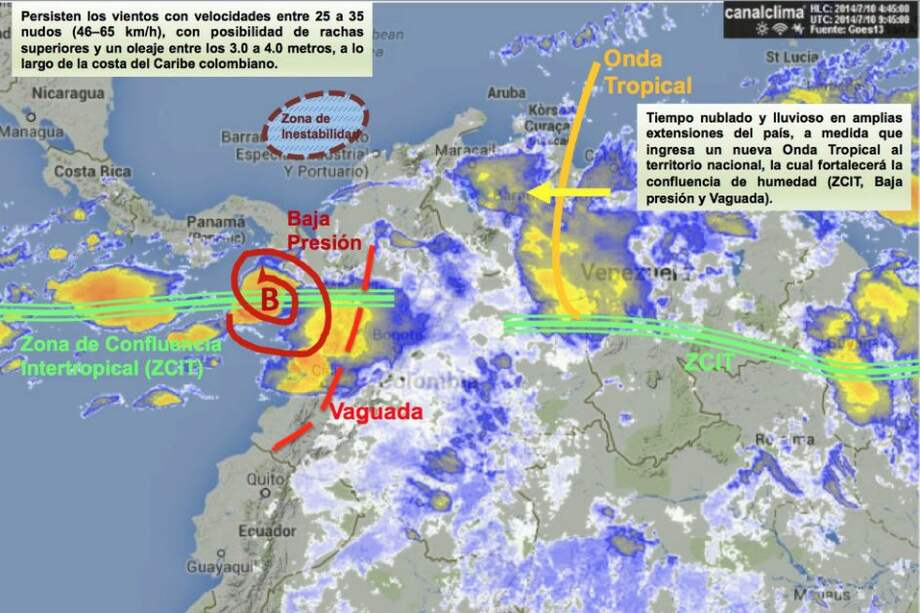 Pronóstico del clima para este 10 de julio