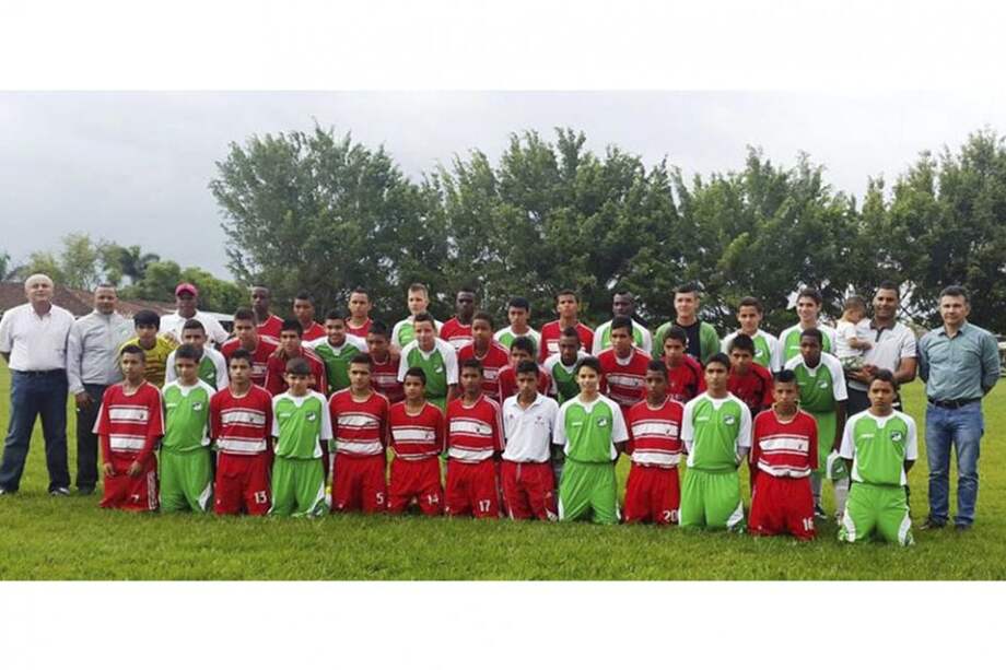 Inferiores del Deportivo Cali. Foto: Deportivo Cali