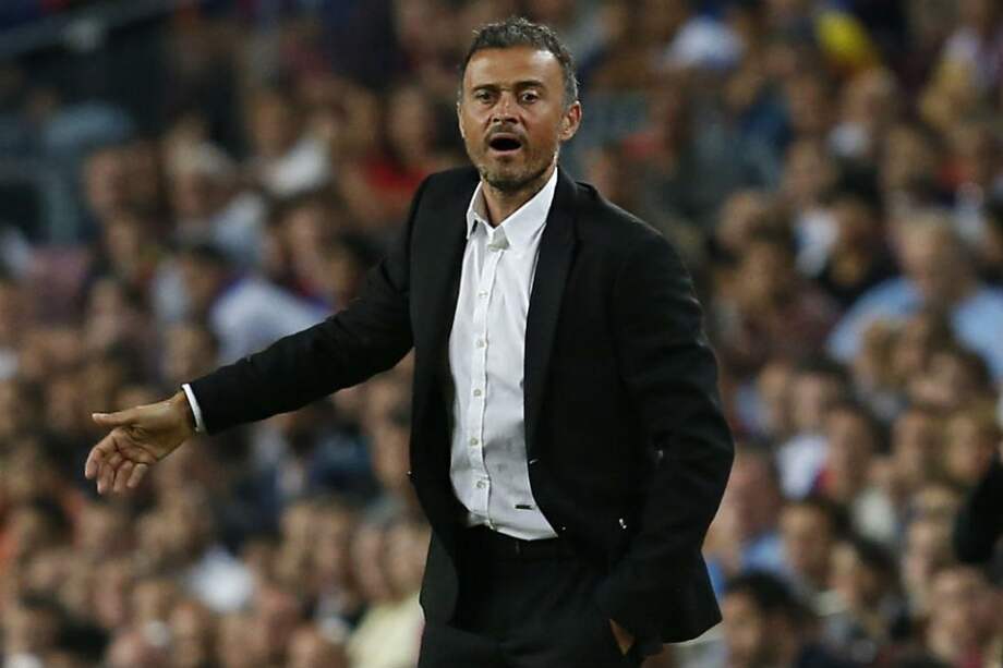 Luis Enrique, técnico del Barcelona. Foto: AFP