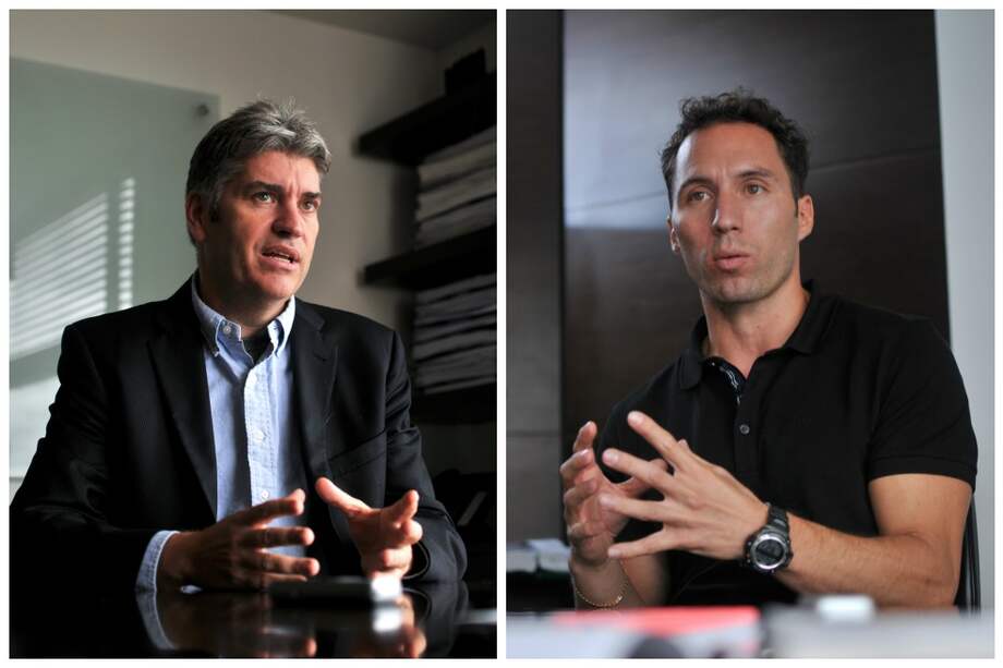 Justin Brooks de la Red Inocente de California y Eric Volz deDavid House International Crisis Agency. / Cristian Garavito