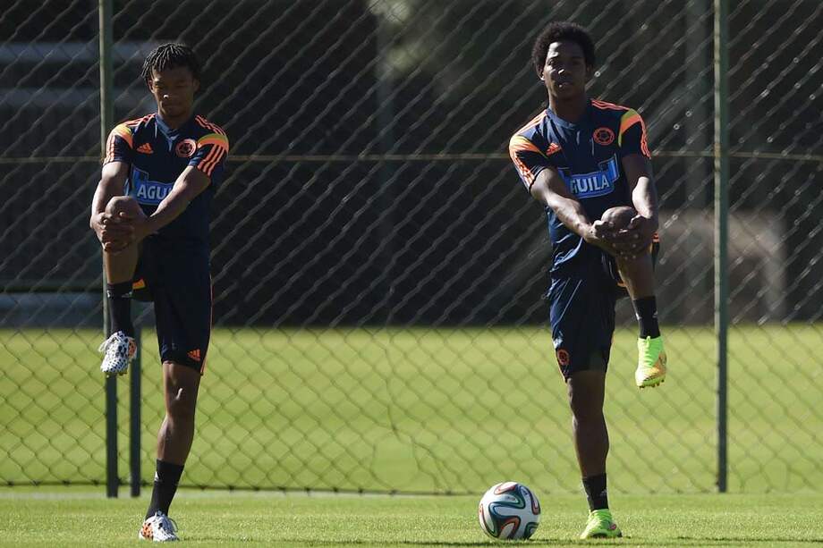 Juan Guillermo Cuadrado registra cuatro pases gol y 34 kilómetros recorridos en los cuatro partidos de la selección de Colombia en el Mundial de Brasil 2014. / AFP