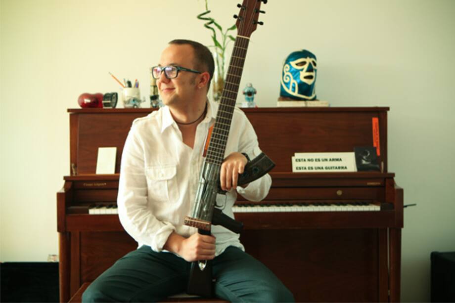César López, armado para la música