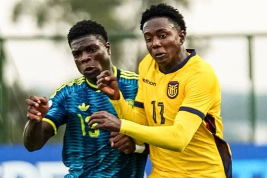 Colombia perdió dos puntos contra Ecuador en su debut del Sudamericano Sub-17