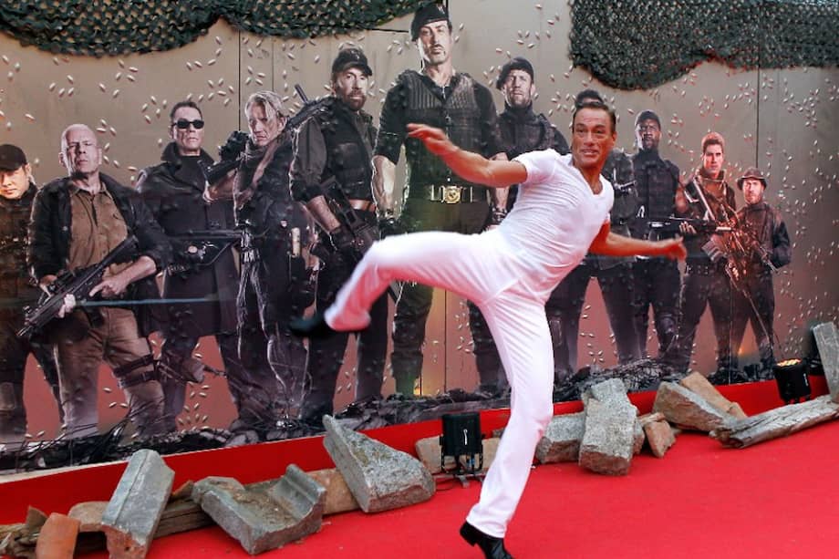 Jean-Claude Van Damme en la alfombra roja de "Los Indestructibles 2". / Efe