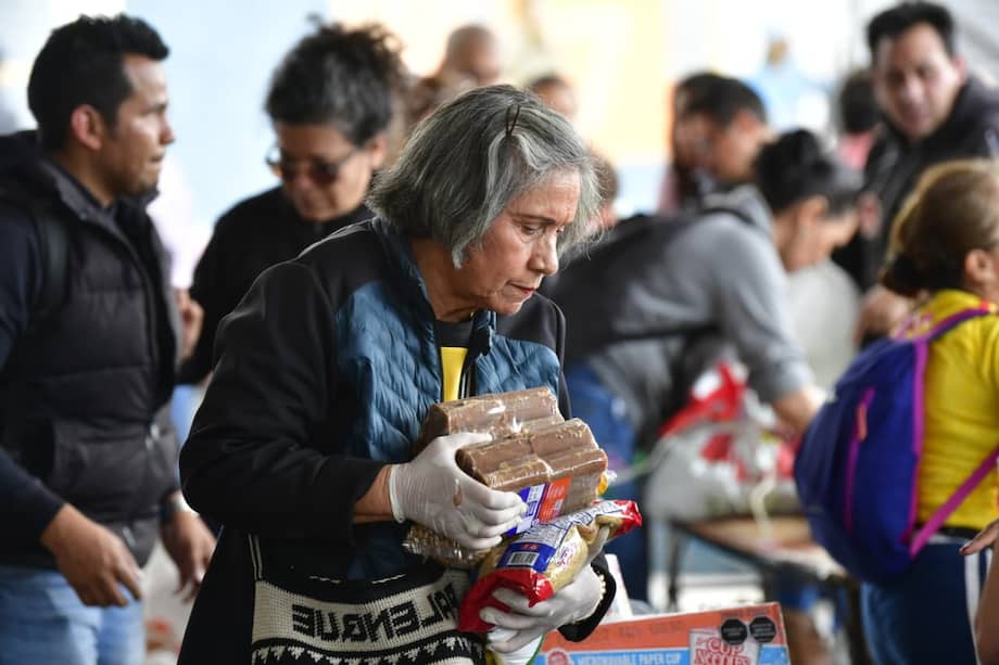 Bogotá se moviliza por los damnificados del terremoto.