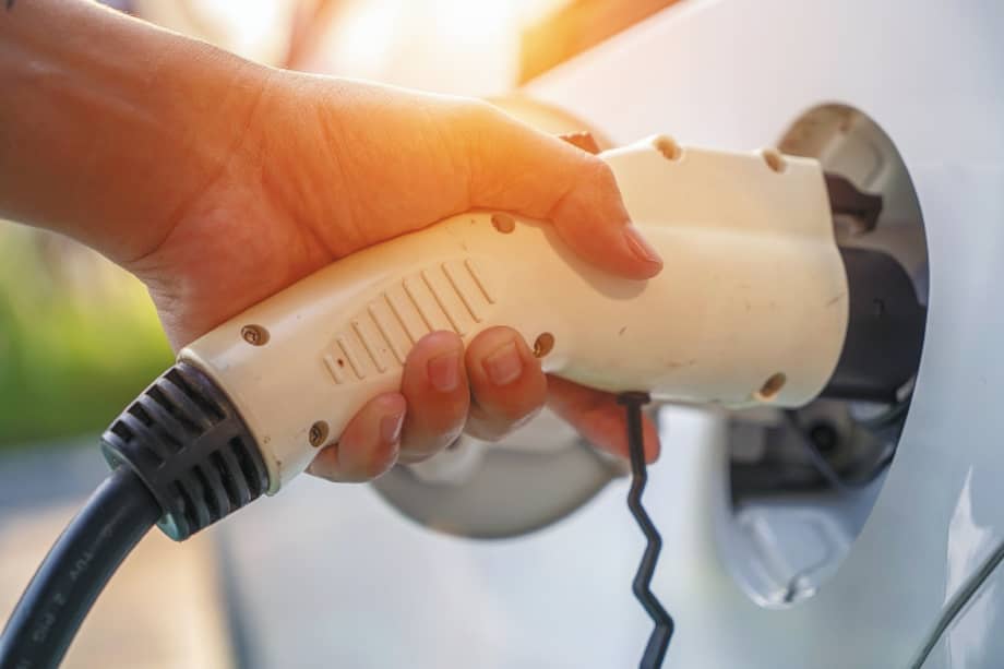 Charging modern electric car