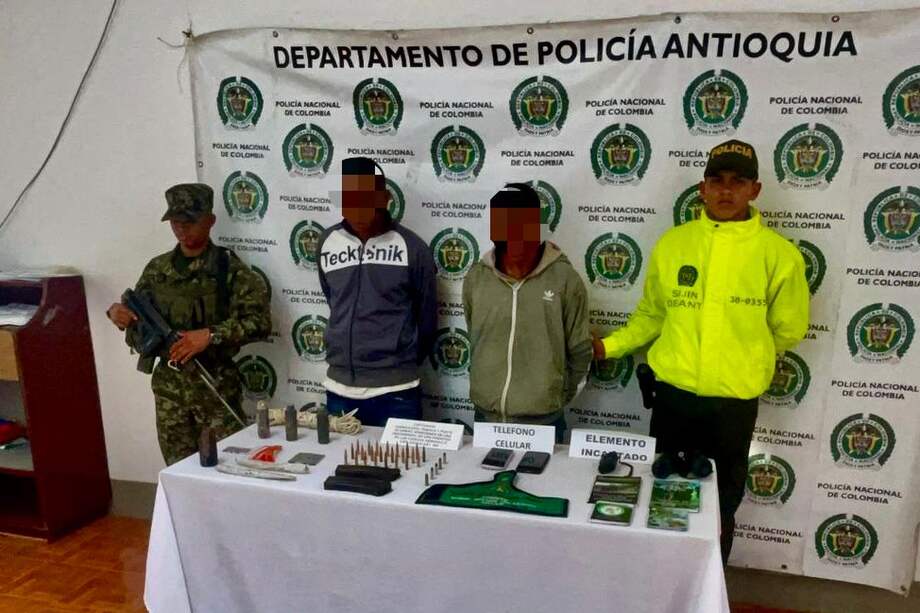 Los dos hombres erías los encargados de coordinar homicidios en las zonas rurales y urbanas de Jericó. Tendrán que responder por al menos cuatro delitos.