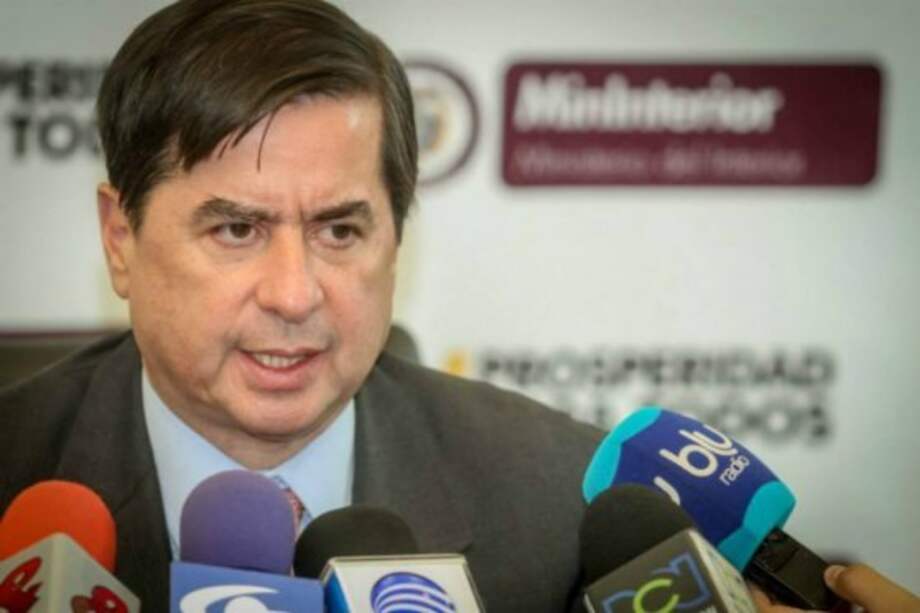 El ministro del Interior, Juan Fernando Cristo.