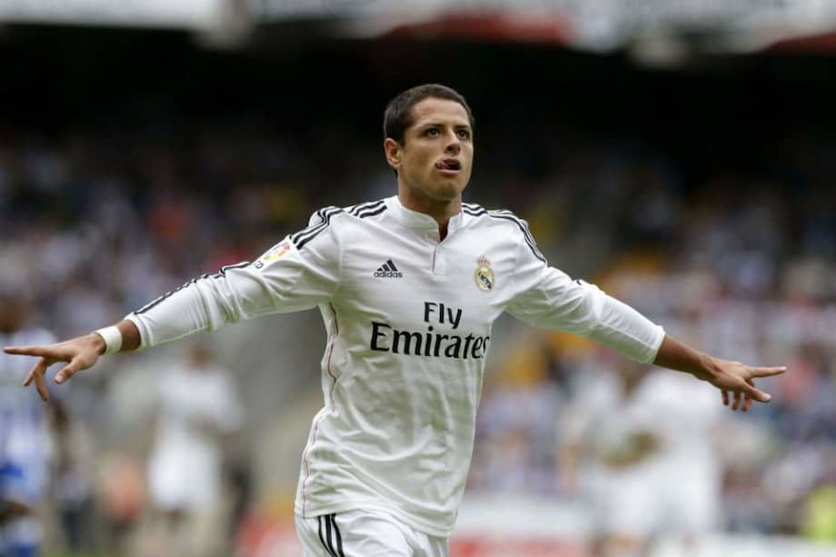 Javier 'Chicharito' Hernández, delantero mexicano del Real Madrid. Foto: AFP