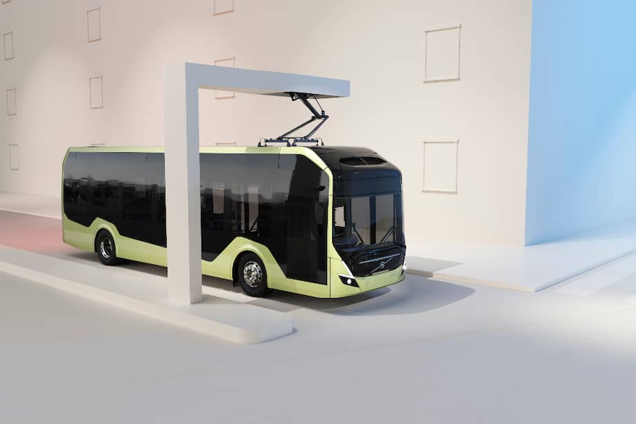 Chasís de bus eléctrico Volvo BZL.