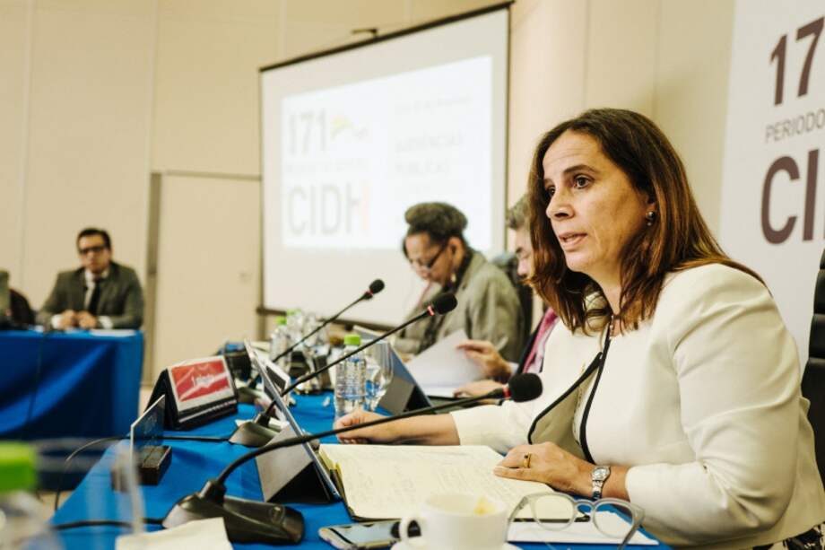Antonia Urrejola, chilena, fue elegida presidenta de la Comisión Interamericana de Derechos Humanos el pasado 15 de marzo. / CIDH