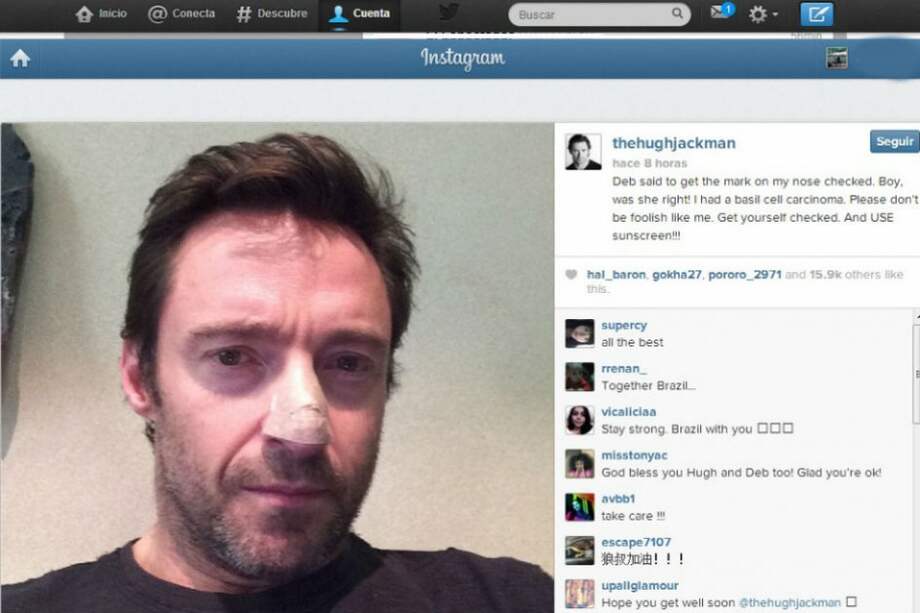 Hugh Jackman anuncia que tiene cáncer de piel