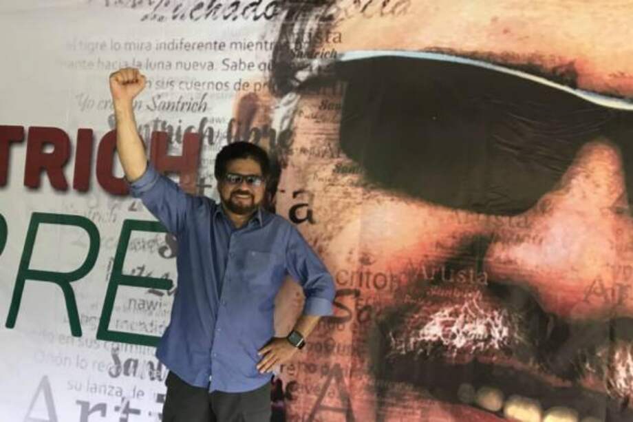 Iván Márquez se distanció del proceso de paz desde la captura de Jesús Santrich./ Twitter