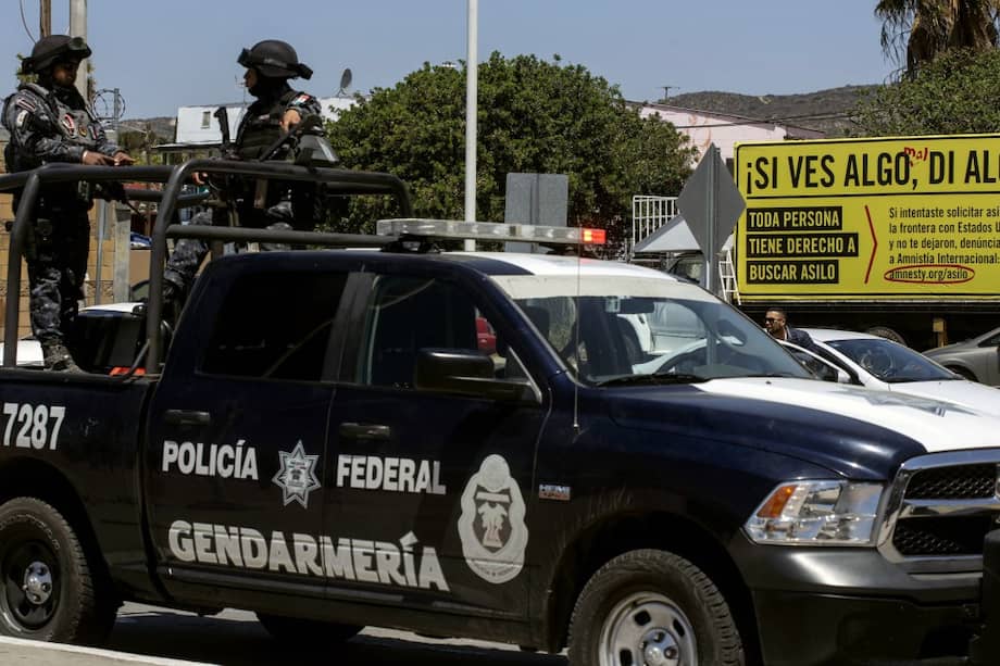 Imagen de referencia de la policía mexicana.