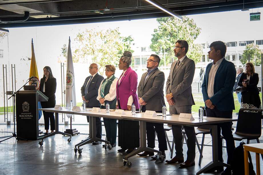 Imagen de la ceremonia de apertura del nuevo edificio. Se espera que en enero de 2024 se ponga en marcha la construcción de la segunda fase de esta obra.