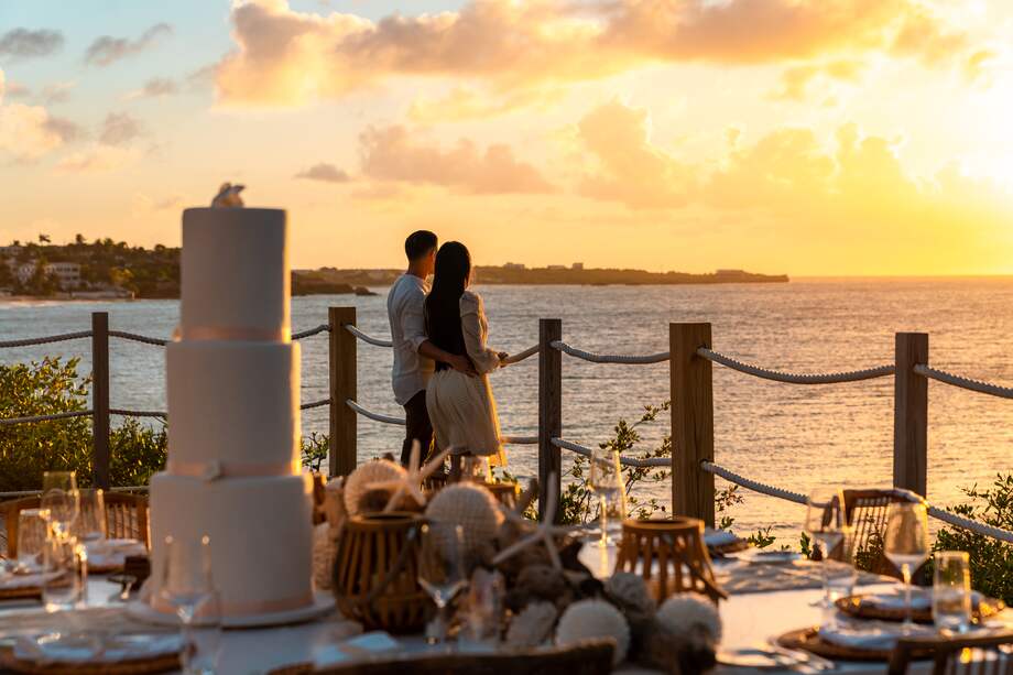 Anguilla tiene el escenario perfecto para una boda de ensueño.