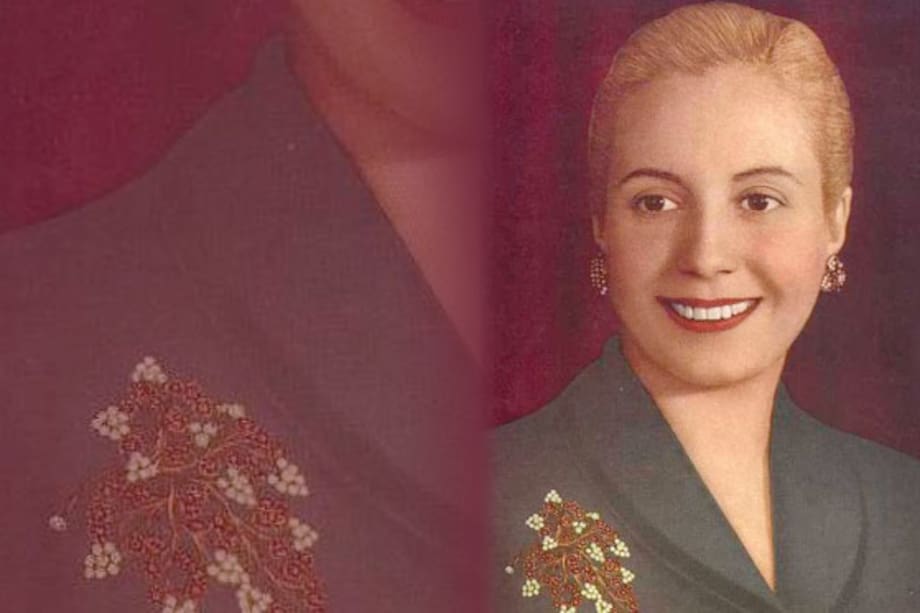 Subastan en internet prendedor que actriz italiana regaló a Evita Perón