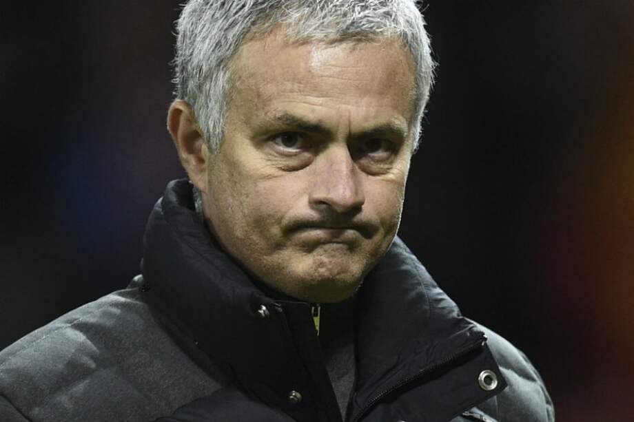 José Mourinho, técnico del Manchester United. Foto: AFP