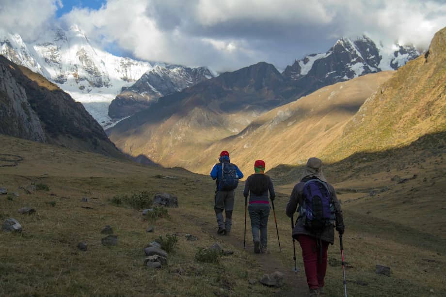 La Cordillera Huayhuash se encuentra en los Andes centrales del Perú, al sur de la Cordillera Blanca.