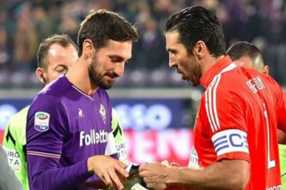 Gianluigi Buffon y Davide Astori. / @gianluigibuffon