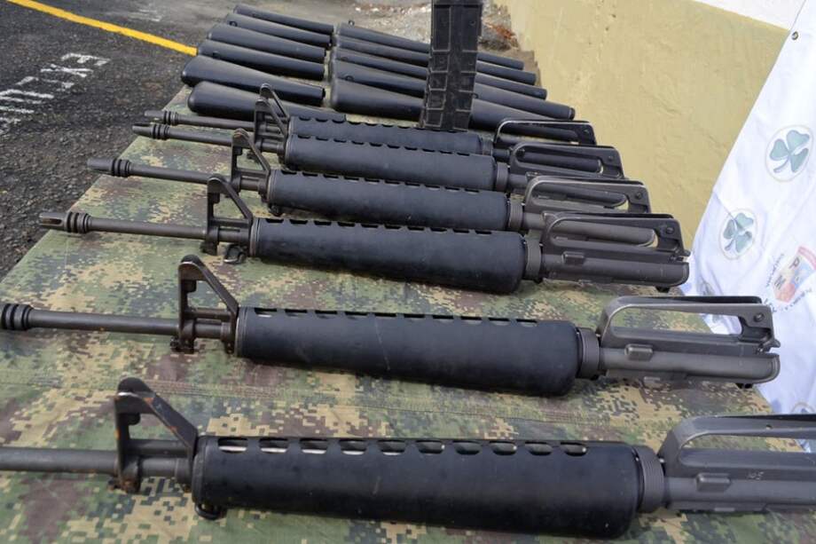 Hallan caleta con abundante material de guerra perteneciente al ELN