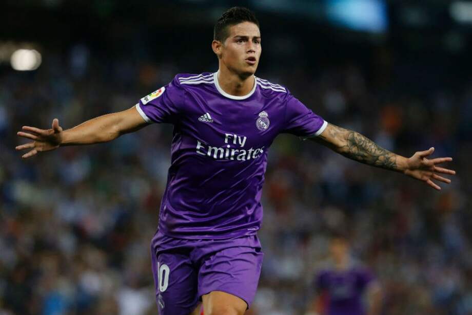 James Rodríguez, mediocampista del Real Madrid. Foto: AFP