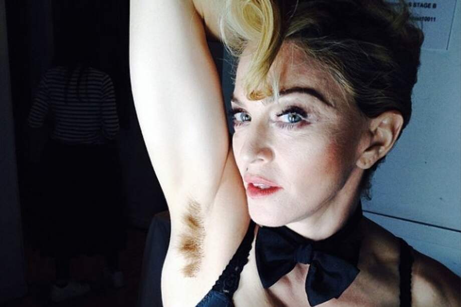 Madonna se niega a depilarse la axila
