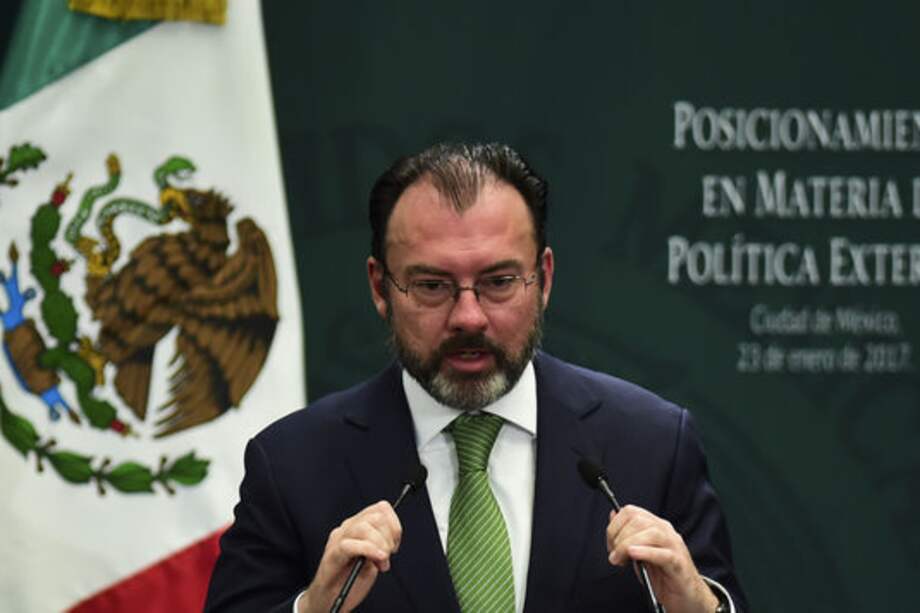 Luis Videgaray, canciller de México. / AFP.