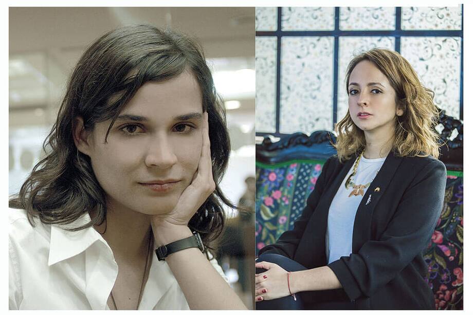 Izq - der: Carolina Sanín y Gloria Esquivel. / Fotos: Cortesía.