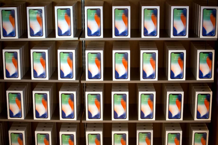 iPhone X. / Bloomberg.