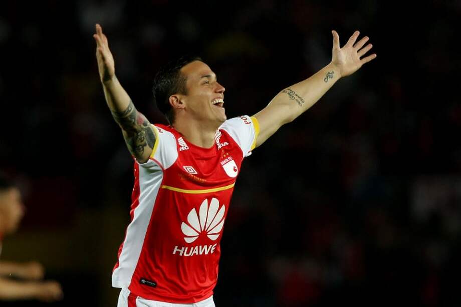 Luis Manuel Seijas, jugador de Santa Fe hasta final del primer semestre. Foto: AFP