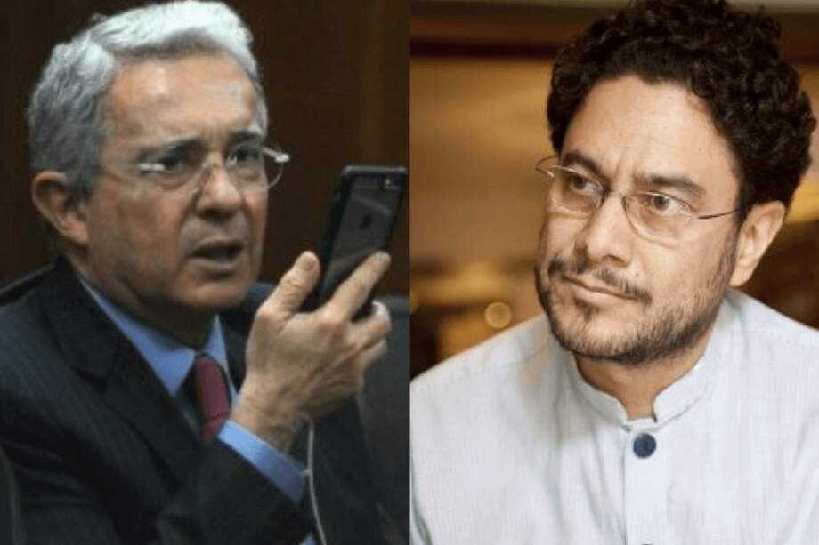 Senadores Álvaro Uribe Vélez e Iván Cepeda, contradictores que al momento participan de una investigación sobre presunta manipulación de testigos por parte de Uribe. / Cristian Garavito - El Espectador