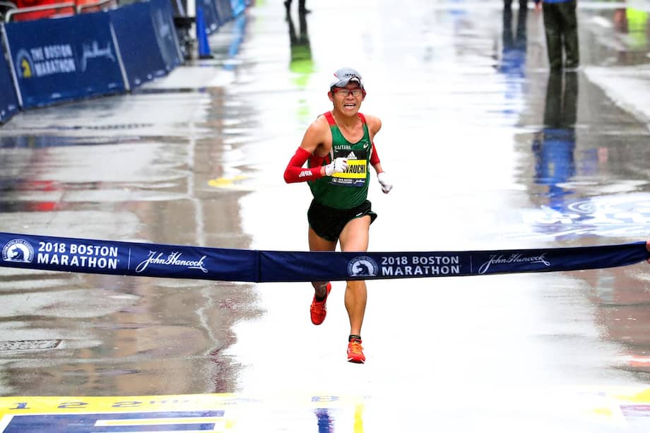 Yuki Kawauchi, atleta japonés que ganó la Maratón de Boston en 2018.