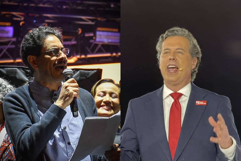 Candidatos Iván Cepeda y Juan Manuel Galán.