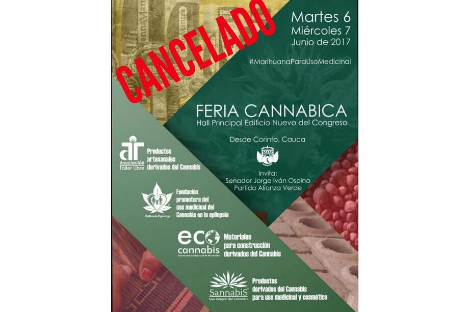 Congresistas impiden realización de Feria Cannábica en Bogotá