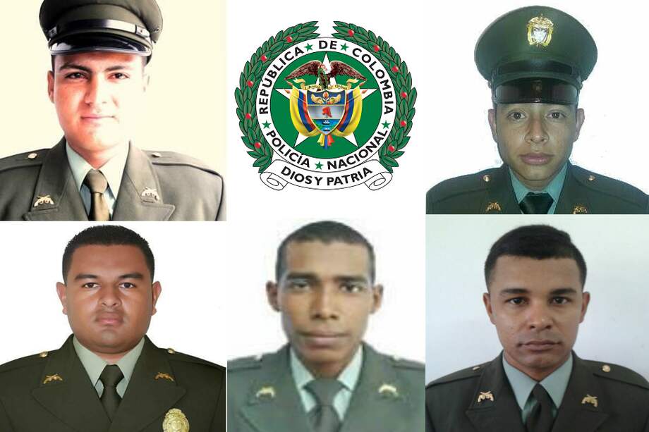 El homenaje a los cinco patrulleros fallecidos se realizó el día de ayer. / Cortesía Policía