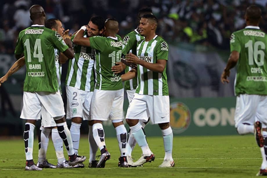 Daniel Bocanegra marcó el primer gol en Barranquilla. Al final Júnior y Nacional empataron 1-1. Foto: AFP